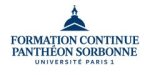 Logo Formation continue Panthéon-Sorbonne